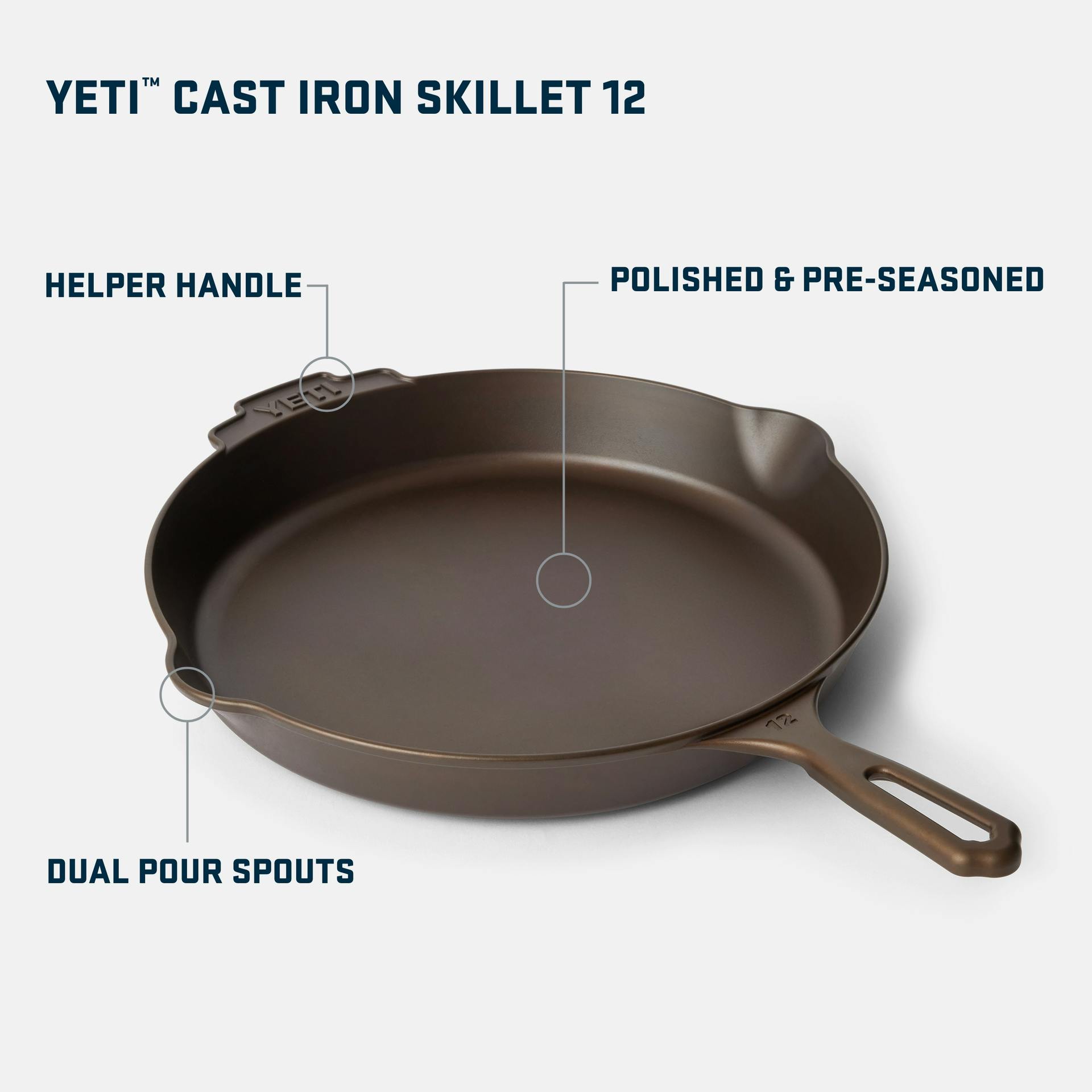 YETI® Cast Iron Skillet 12