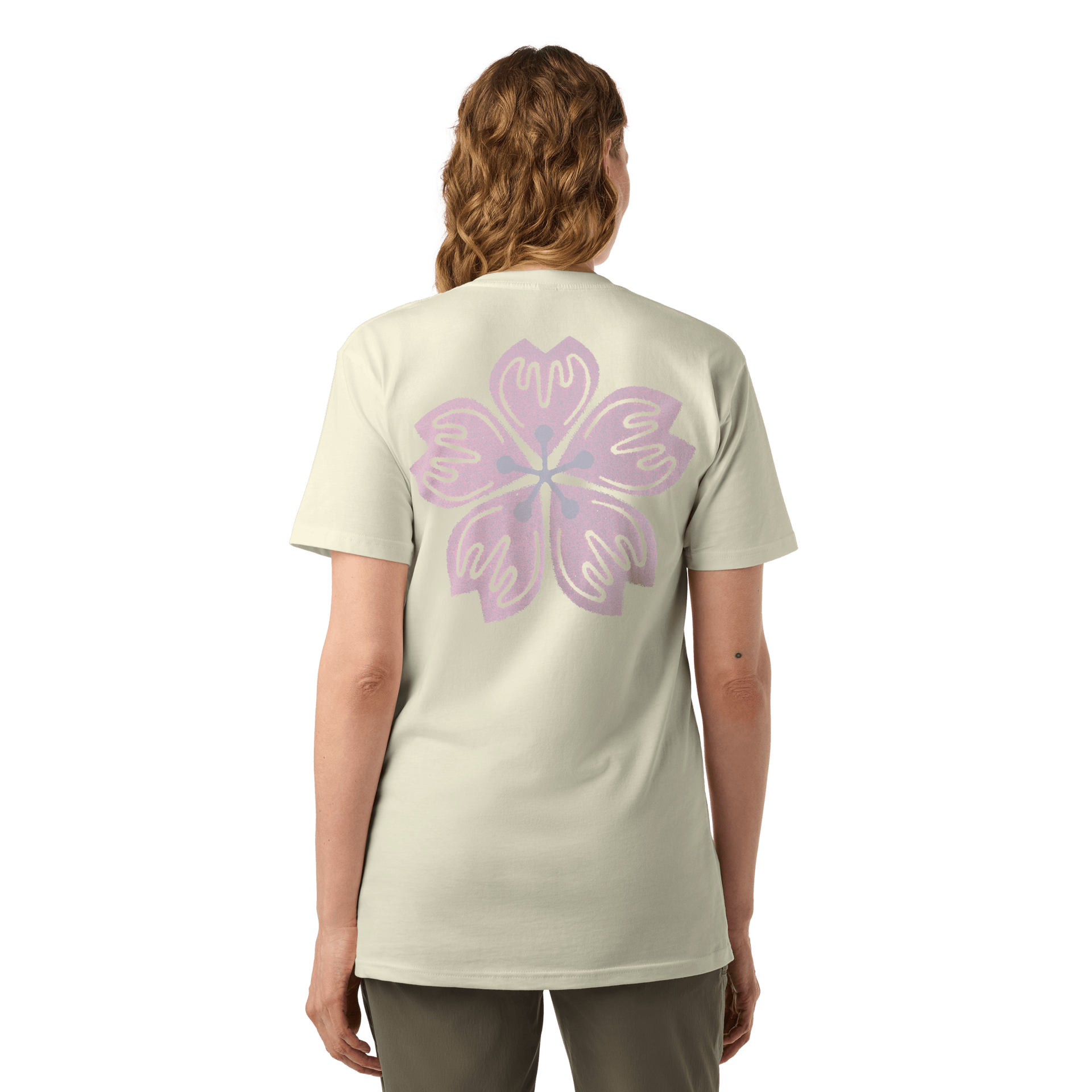 Hanko Cherry Blossom Short Sleeve T-Shirt